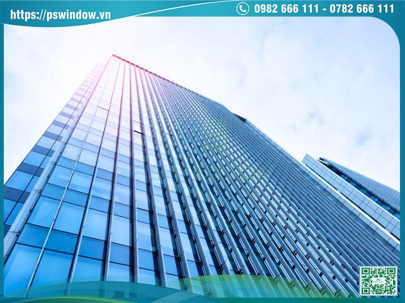 Vách kính mặt dựng hệ Unitized cho các tòa cao ốc