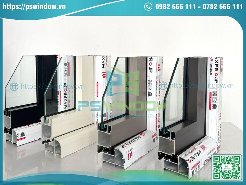 Bề mặt nhôm Maxpro mạ điện phân bền đẹp, màu sắc sang trọng Bề mặt nhôm Maxpro mạ điện phân bền đẹp, màu sắc sang trọng