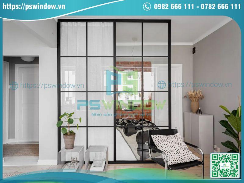 Cấu tạo cơ bản của vách nhôm kính ngăn phòng Cấu tạo cơ bản của vách nhôm kính ngăn phòng