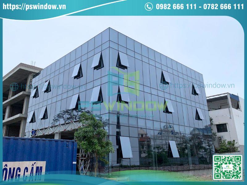 Công trình mặt dựng gần 1000m2 Pswindow thi công tại Hải Phòng Công trình mặt dựng gần 1000m2 Pswindow thi công tại Hải Phòng