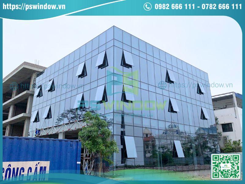 Công trình mặt dựng kính Low-e cách nhiệt gần 1000m2 tại Hải Phòng Công trình mặt dựng kính Low-e cách nhiệt gần 1000m2 tại Hải Phòng