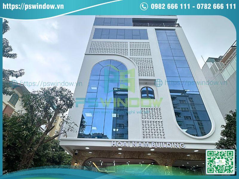 Công trình mặt dựng kính solar uốn cong nghệ thuật Pswindow Công trình mặt dựng kính solar uốn cong nghệ thuật Pswindow