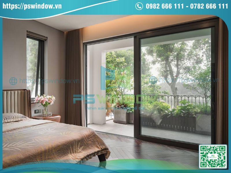 Cửa cách âm phòng ngủ sử dụng khung nhôm cao cấp Cửa cách âm phòng ngủ sử dụng khung nhôm cao cấp