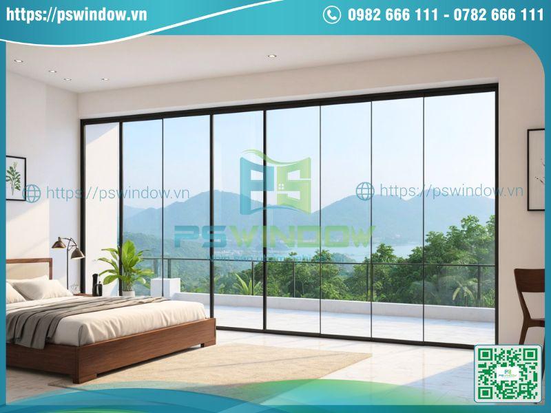 Cửa kính khung nhôm giúp tận dụng tối ưu ánh sáng tự nhiên Cửa kính khung nhôm giúp tận dụng tối ưu ánh sáng tự nhiên