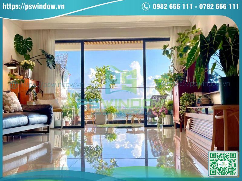 Cửa lùa ban công căn hộ chung cư Cửa lùa ban công căn hộ chung cư