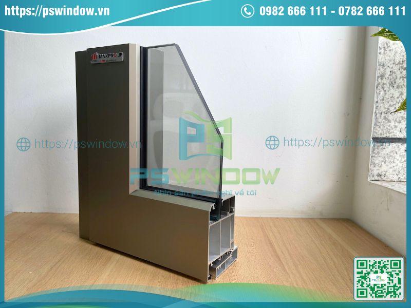 Cửa Maxpro cấu tạo từ khung nhôm, kính, phụ kiện Cửa Maxpro cấu tạo từ khung nhôm, kính, phụ kiện