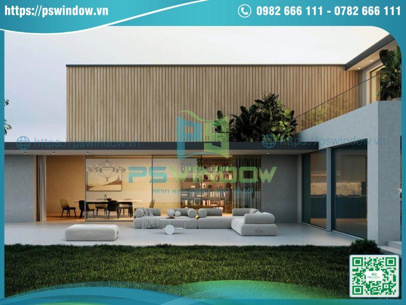 Cửa nhôm Aluprof lắp đặt cho biệt thự hiện đại Cửa nhôm Aluprof lắp đặt cho biệt thự hiện đại