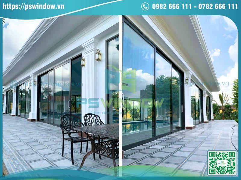 Cửa nhôm Hopo lắp đặt cho biệt thự cao cấp Cửa nhôm Hopo lắp đặt cho biệt thự cao cấp