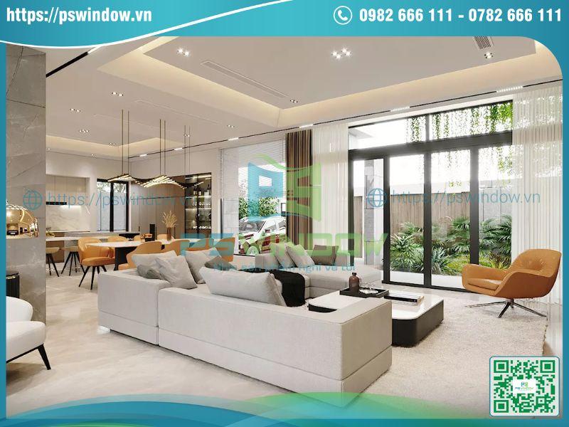 Cửa nhôm kính biệt thự cao cấp Cửa nhôm kính biệt thự cao cấp