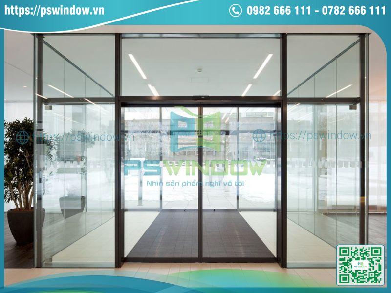 Cửa nhôm kính tự động Cửa nhôm kính tự động