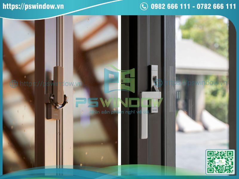 Cửa nhôm Tostem sử dụng phụ kiện đồng bộ cao cấp an toàn, bền đẹp Cửa nhôm Tostem sử dụng phụ kiện đồng bộ cao cấp an toàn, bền đẹp