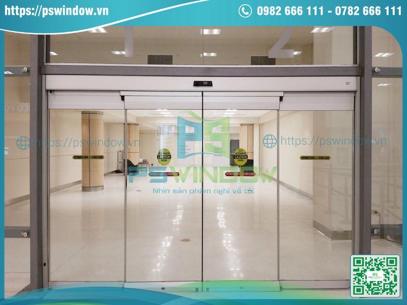 Cửa nhôm tự động tiện lợi, thẩm mỹ vượt trội Cửa nhôm tự động tiện lợi, thẩm mỹ vượt trội
