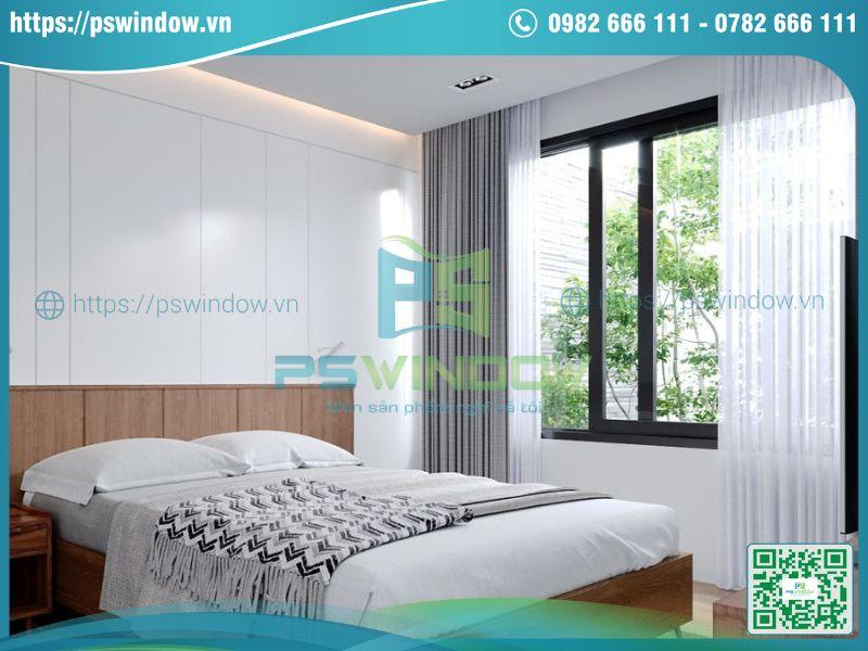 Cửa sổ mở trượt 2 cánh nhôm Kogen Cửa sổ mở trượt 2 cánh nhôm Kogen