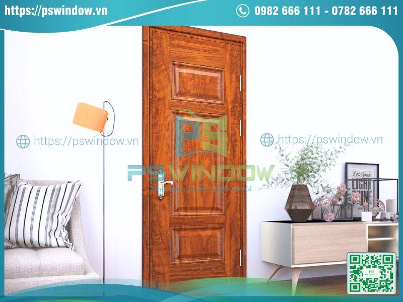 Cửa thép vân gỗ cách âm cách nhiệt hiệu quả Cửa thép vân gỗ cách âm cách nhiệt hiệu quả