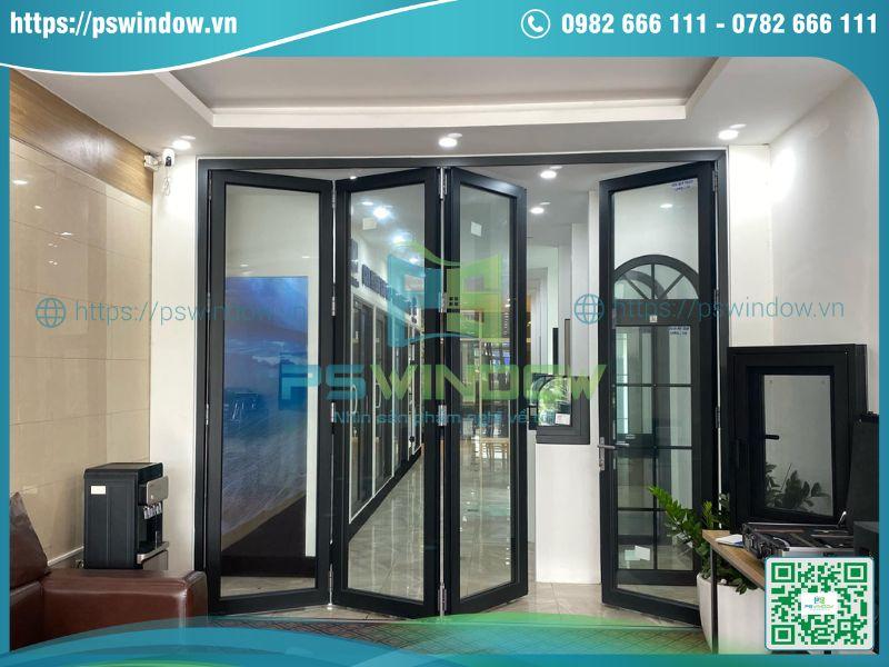 Hệ cửa nhôm Lumal xếp trượt hiện đại Hệ cửa nhôm Lumal xếp trượt hiện đại