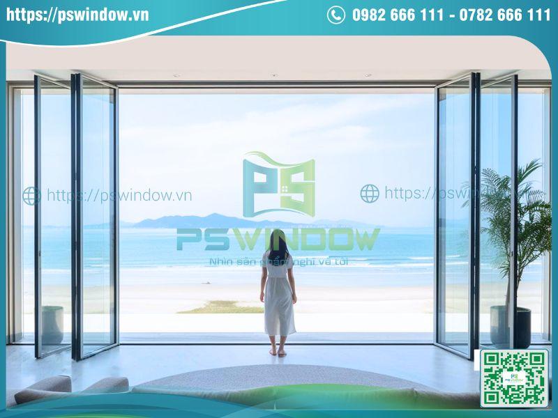 Hệ cửa xếp trượt Aluman hiện đại, đẳng cấp Hệ cửa xếp trượt Aluman hiện đại, đẳng cấp