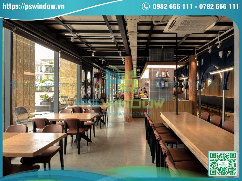 Lựa chọn cửa kính quán cafe phù hợp phong cách thiết kế Lựa chọn cửa kính quán cafe phù hợp phong cách thiết kế