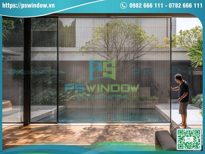 Mẫu cửa lùa panorama có lưới ngăn côn trùng Mẫu cửa lùa panorama có lưới ngăn côn trùng