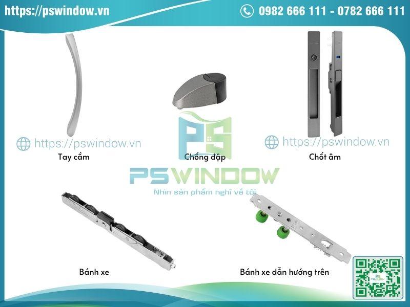 Phụ kiện cửa đi trượt Kogen Phụ kiện cửa đi trượt Kogen