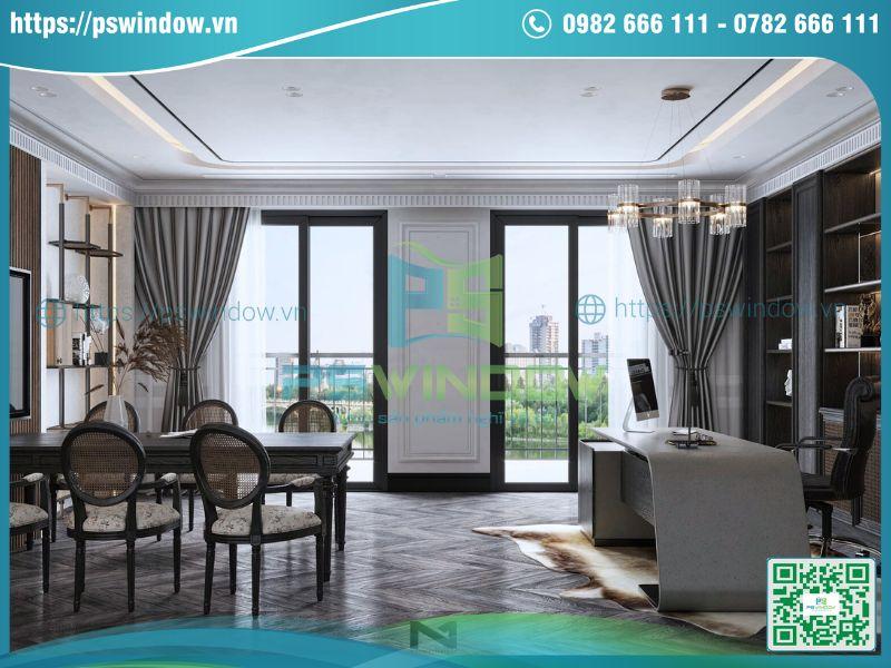 Thiết kế cửa hài hòa với không gian kết hợp cổ điển và hiện đại Thiết kế cửa hài hòa với không gian kết hợp cổ điển và hiện đại