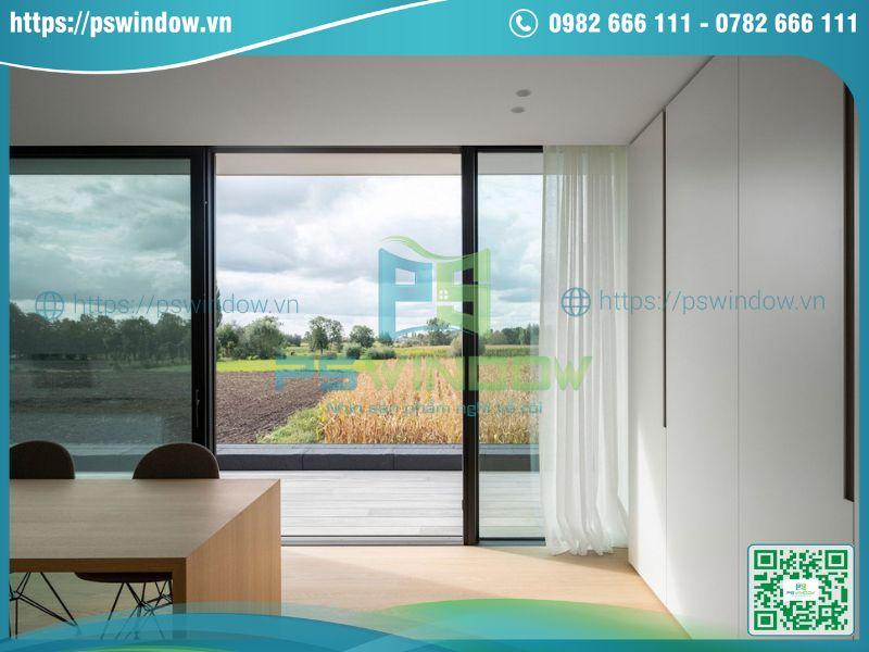Thiết kế cửa kính khung nhôm lấy sáng và cách âm, cách nhiệt tối ưu Thiết kế cửa kính khung nhôm lấy sáng và cách âm, cách nhiệt tối ưu