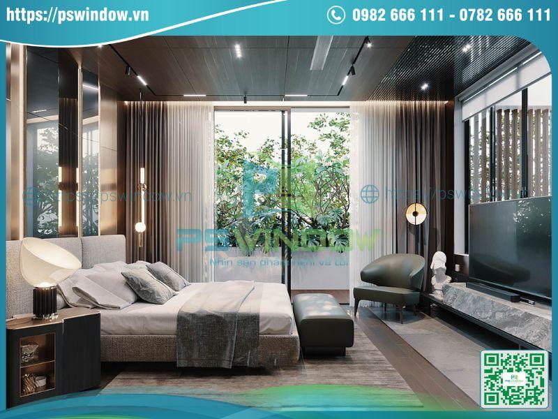 Thiết kế cửa phòng ngủ cho biệt thự sân vườn Thiết kế cửa phòng ngủ cho biệt thự sân vườn