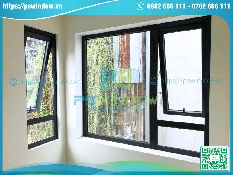 Chia ô fix cửa bên dưới cửa sổ mở hất Chia ô fix cửa bên dưới cửa sổ mở hất