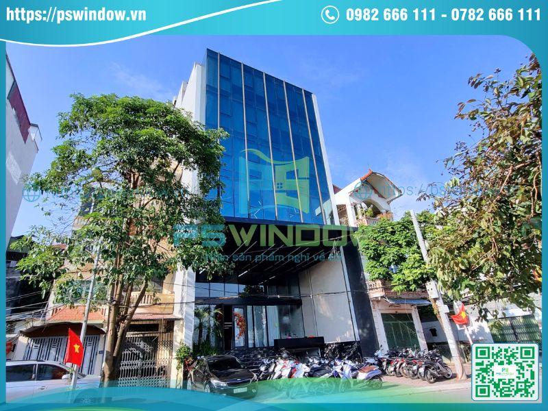 Công trình mặt dựng nhôm kính cao cấp bền đẹp vượt trội Pswindow Công trình mặt dựng nhôm kính cao cấp bền đẹp vượt trội Pswindow