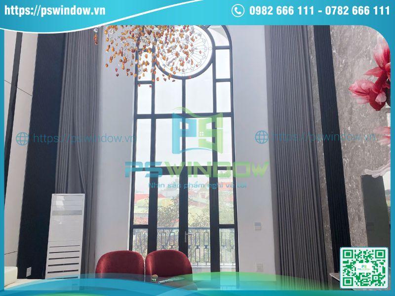 Cửa đi mở quay nhôm Xingfa hệ 55 Cửa đi mở quay nhôm Xingfa hệ 55