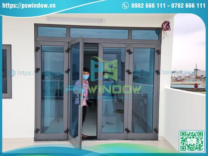 Cửa nhôm Xingfa 4 cánh của Pswindow Cửa nhôm Xingfa 4 cánh của Pswindow