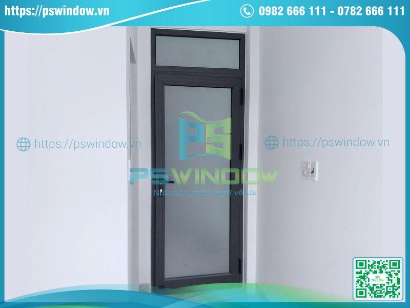 Cửa nhôm Xingfa kính mờ phun cát Cửa nhôm Xingfa kính mờ phun cát
