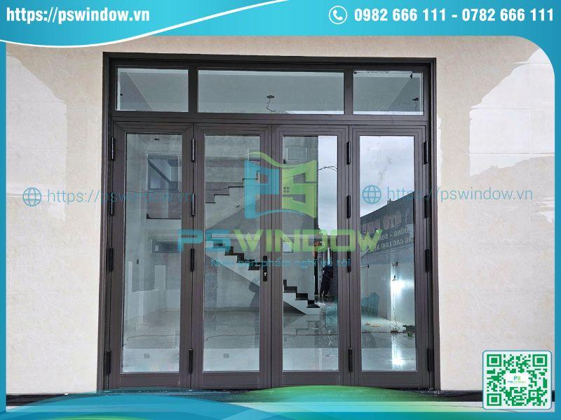 Cửa nhôm Xingfa màu xám ghi Cửa nhôm Xingfa màu xám ghi