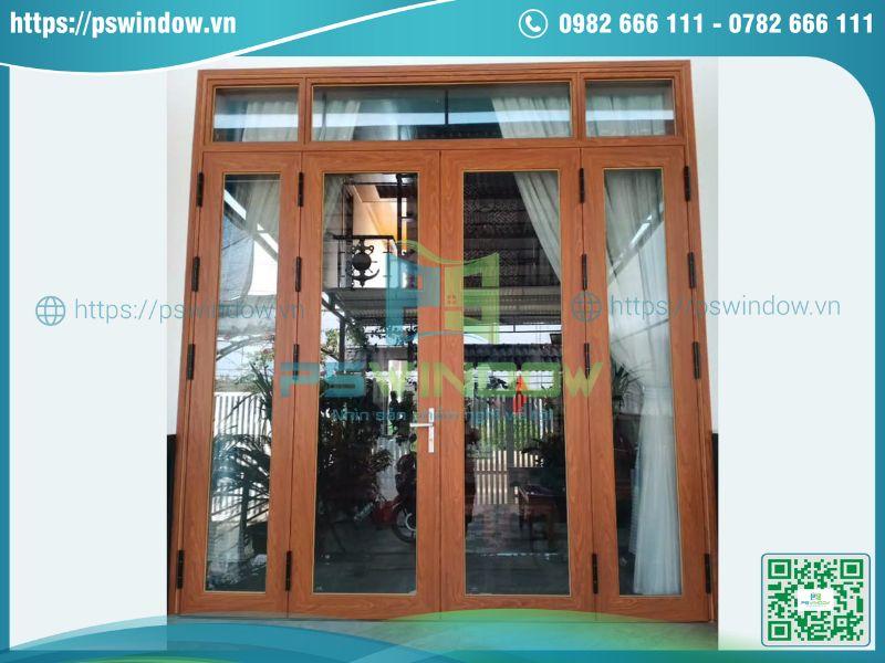 Cửa nhôm Xingfa Việt Nam màu vân gỗ Cửa nhôm Xingfa Việt Nam màu vân gỗ