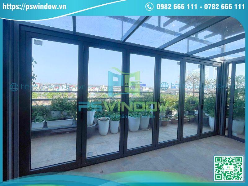 Cửa xếp trượt Xingfa hệ 63 Cửa xếp trượt Xingfa hệ 63