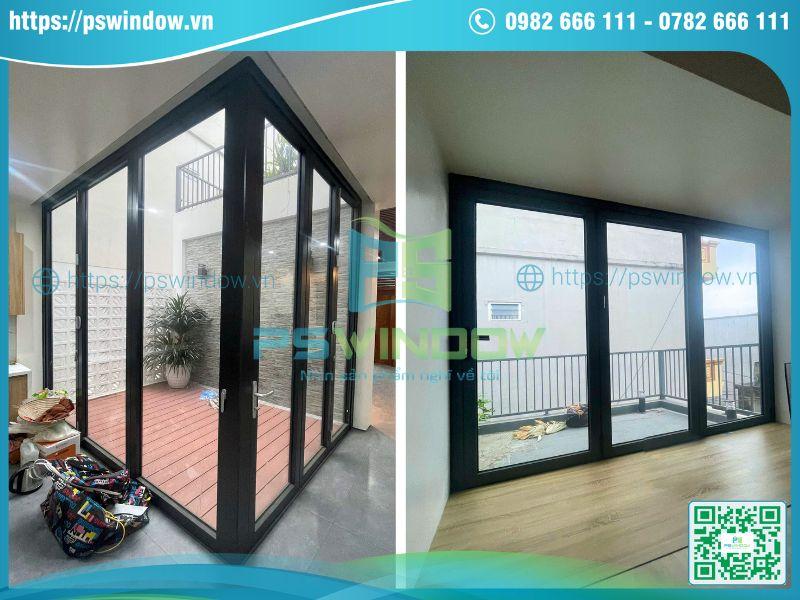 Cửa xếp trượt Xingfa hệ 63 Cửa xếp trượt Xingfa hệ 63