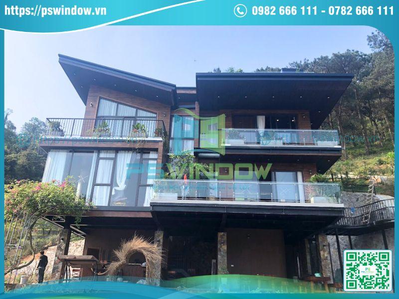 Cửa Xingfa màu xám ghi lắp đặt cho công trình resort nghỉ dưỡng Cửa Xingfa màu xám ghi lắp đặt cho công trình resort nghỉ dưỡng