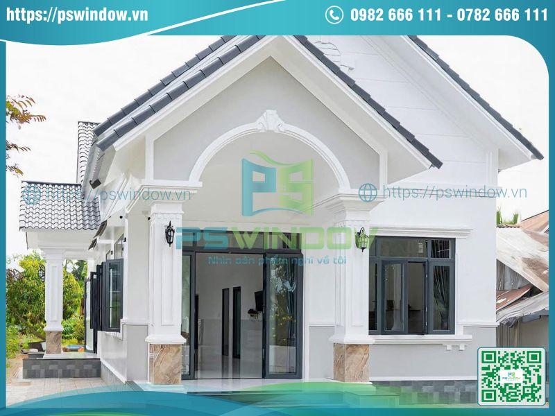 Cửa Xingfa xám đá lắp đặt cho công trình nhà ở hiện đại Cửa Xingfa xám đá lắp đặt cho công trình nhà ở hiện đại
