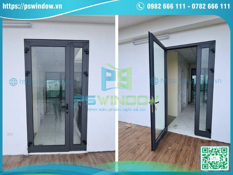 Mẫu cửa đi mở quay cánh lệch nhôm Xingfa Mẫu cửa đi mở quay cánh lệch nhôm Xingfa