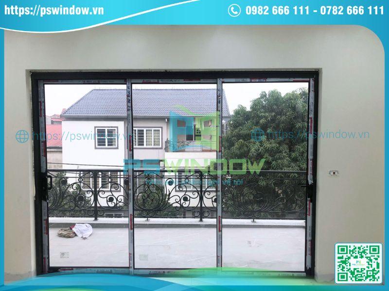 Mẫu cửa nhôm Xingfa Quảng Đông 3 cánh mở lùa Mẫu cửa nhôm Xingfa Quảng Đông 3 cánh mở lùa