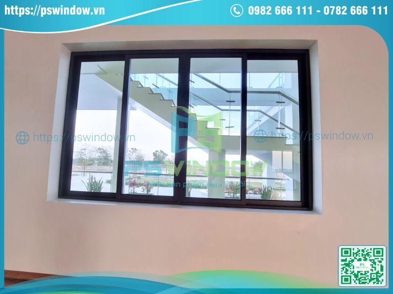 Mẫu cửa sổ Xingfa 4 cánh mở lùa Mẫu cửa sổ Xingfa 4 cánh mở lùa