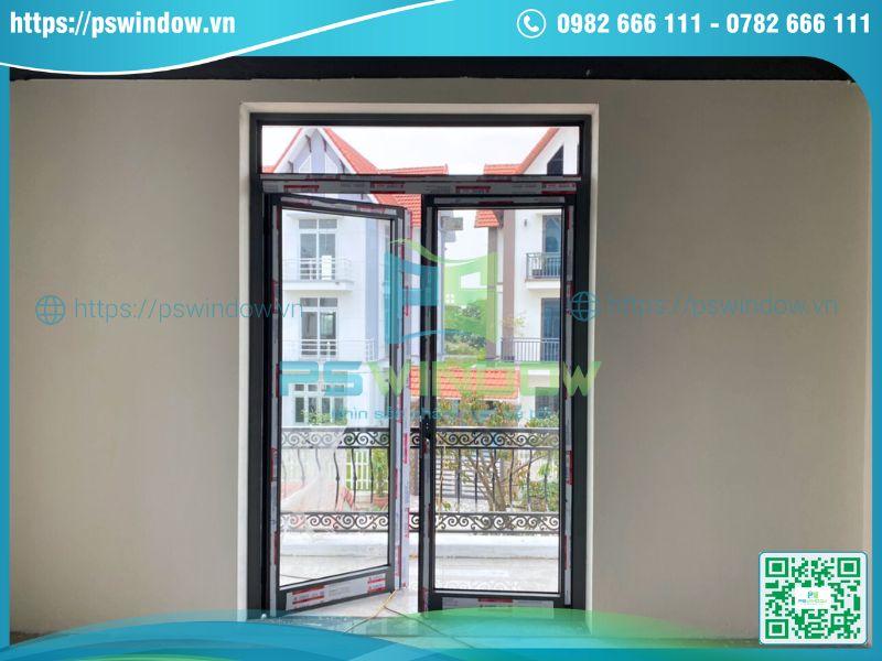 Mẫu cửa Xingfa phòng ngủ 2 cánh mở quay fix trên mau cua xingfa phong ngu 2 canh mo quay fix tren