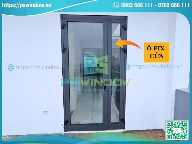Ô fix cửa nhôm kính Ô fix cửa nhôm kính