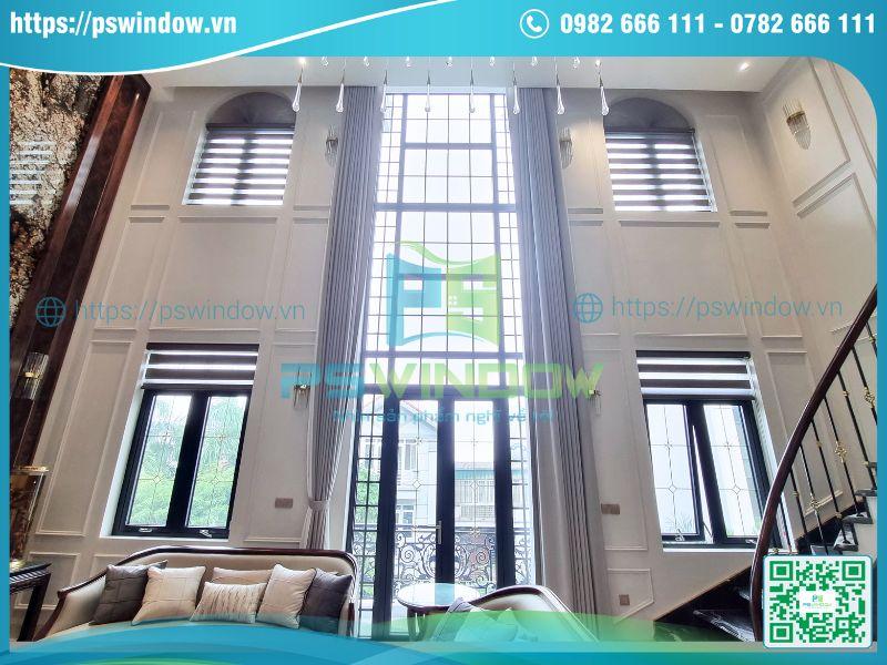 Pswindow lắp cửa kính nan đồng khung nhôm Soco cho công trình nhà phố Pswindow lắp cửa kính nan đồng khung nhôm Soco cho công trình nhà phố