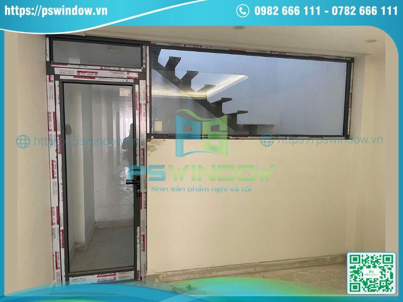 Pswindow lắp đặt cửa thông phòng nhôm kính Xingfa Pswindow lắp đặt cửa thông phòng nhôm kính Xingfa