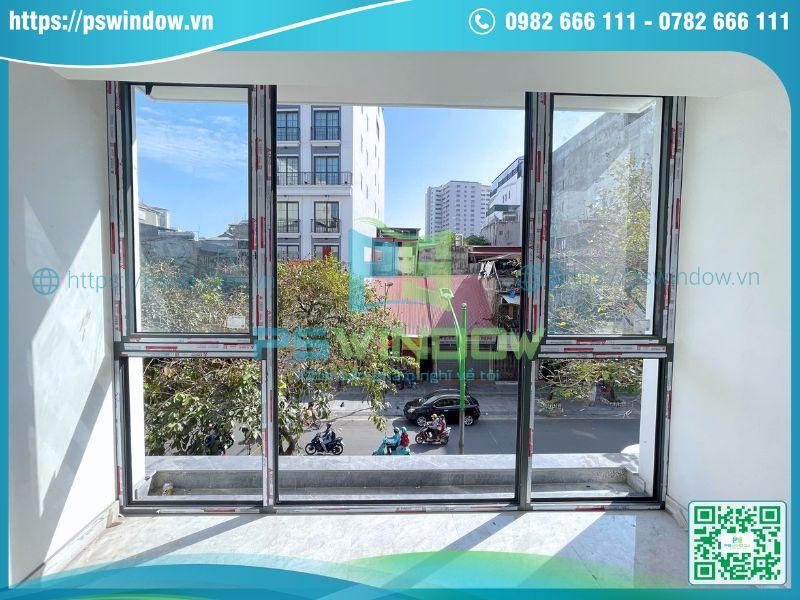 Thiết kế cửa kết hợp vách kính lấy sáng Thiết kế cửa kết hợp vách kính lấy sáng