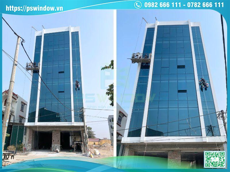 Công trình lắp mặt dựng và cửa nhôm kính Pswindow thi công tại Hưng Yên Công trình lắp mặt dựng và cửa nhôm kính Pswindow thi công tại Hưng Yên