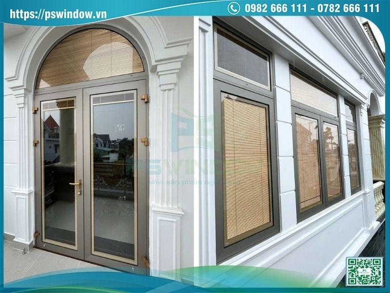 Cửa Maxpro kính hộp rèm cao cấp Cửa Maxpro kính hộp rèm cao cấp