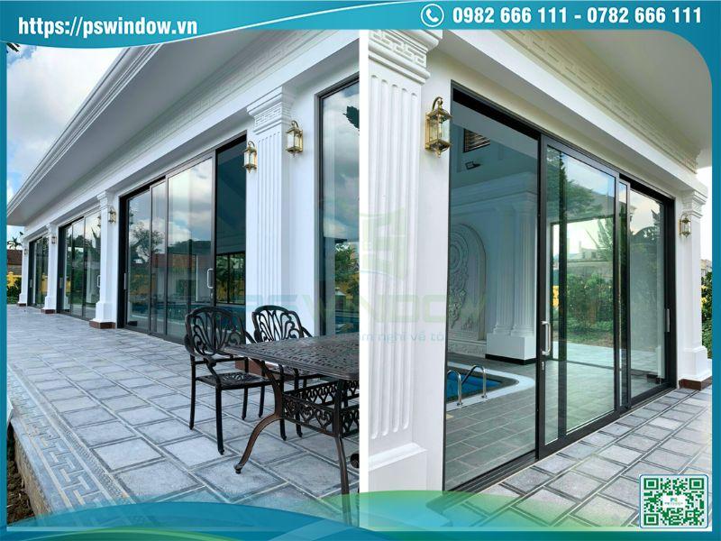 Cửa nhôm bền đẹp, chống han gỉ, bạc màu do thời tiết