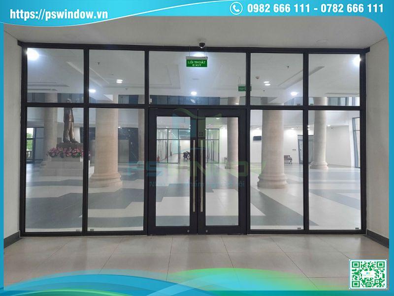 Cửa nhôm chống cháy lắp đặt cho công trình công cộng Cửa nhôm chống cháy lắp đặt cho công trình công cộng