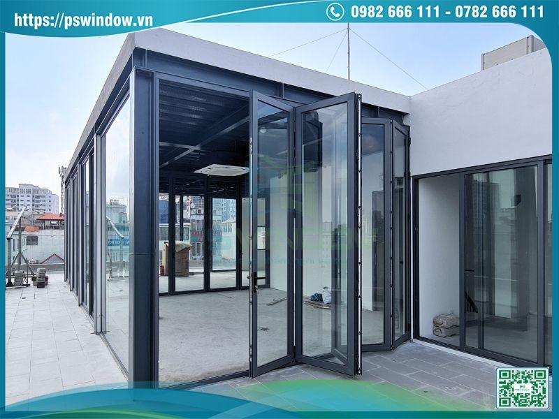 Cửa nhôm kính bền bỉ, chịu lực, chống ăn mòn thời tiết Cửa nhôm kính bền bỉ, chịu lực, chống ăn mòn thời tiết